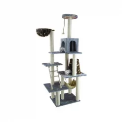 Aeromark A7802 Armarkat Classic Cat Tree 42 x 26 x 78 - Silver Gray