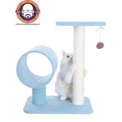 Aeromark B2501 Armarkat Classic Cat Tree 24 x 14 x 26 - Sky Blue