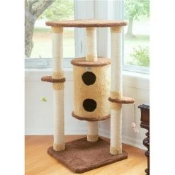 Aeromark X4401 Armarkat Premium Cat Tree 24 x 25 x 44 - Goldenrod & Tan