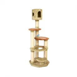 Aeromark X6606 Armarkat Premium Cat Tree 26 x 26 x 66 - KHAKI