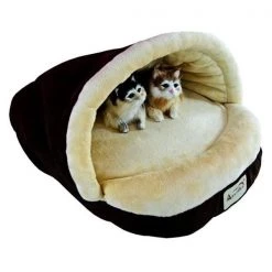 Petpride C05HKF-MH Armarkat Pet Bed Cat Bed 22 x 16 x 12 - Mocha & Beige