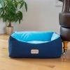 Aeromark C09HSL-TL Armarkat Pet Bed Cat Bed 18 x 14 x 8 - Navy Blue & Sky Blue