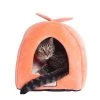 Aeromark C10HCS-MB Armarkat Pet Bed Cat Bed 14 x 14 x 21 - Orange & Ivory