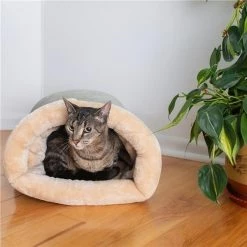 Petpride C15HHL-MH Armarkat Pet Bed Cat Bed 22 x 10 x 14 - Sage Green & Beige
