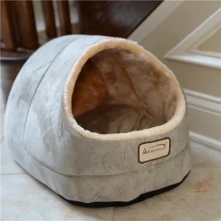 Aeromark C18HHL-MH Armarkat Pet Bed Cat Bed 18 x 12 x 14 - Sage green & Beige