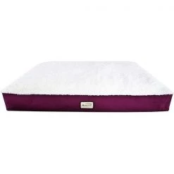 Aeromark M02HJH-MB-M Armarkat Pet Bed Mat 28 x 22 x 5 - Burgundy & Ivory
