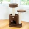 AeroMark F3005 2013 New Design Armarkat Carpeted Cat Tree Gym Scratching Post F3005 Coffee Brown 30 inch