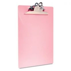 Saunders Manufacturing Co Inc Saunders 21800 SlimMate Recycled Portable Desktop 1'' Capacity Holds 8 1/2w x 12h Pink