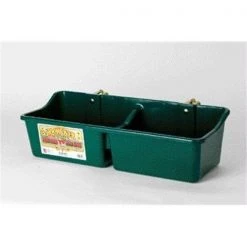 Miller Mfg Co Inc Feeder With Divider- Green 16 Quart - HFP24DGREEN