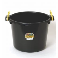 Miller Mfg Co Inc Muck Tub- Black 70 Quart - PSB70BLACK