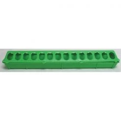 Miller Mfg Co Inc Flip-top Poultry Feeder- Lime Green 20 Inch - 820LIMEGREEN