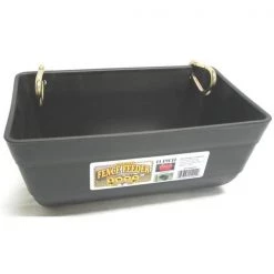 Miller Mfg Co Inc Fence Feeder with snaps- Black 11 Inch - FF11BLACK