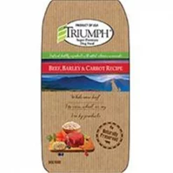 Triumph Pet Industries-Triumph Beef; Barley And Carrot Dog Food 30 Pound 00878