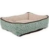 Petmate Inc-Beds-Jacquard Rectangle Lounger- Assorted 24 X 20 Inch 80245