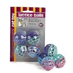 Ethical Pet Products Ethical Cat Lattice Balls 4 Pack - 2914BL