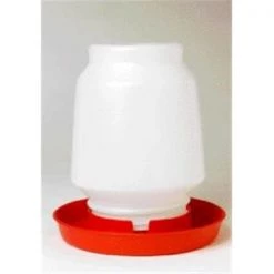 Miller Plastic Screw On Jar White 1 Gallon - 666