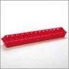 Miller Plastic Fliptop Ground Feeder Red 20 Inch - 820