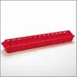 Miller Plastic Fliptop Ground Feeder Red 20 Inch - 820