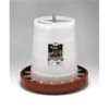 Miller Hanging Poultry Feeder White Red 22 Pound - PHF22