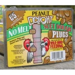 C & S Products Co Inc C & S Products Peanut Delight Suet Dough Plug 12 Ounces - CS12680