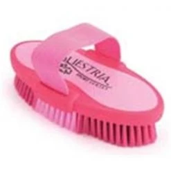 Desert Equestrian 7.5 Inch Large Equestrian Sport Oval Body Brush - Pink - 2170-1