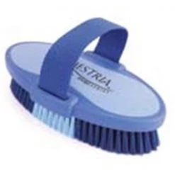 Desert Equestrian 7.5 Inch Large Equestrian Sport Oval Body Brush - Blue - 2170-3