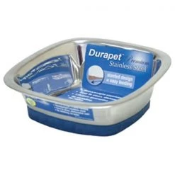 Ourpets Company PB-10368 Stainless Steel Durapet Square Bowl Medium
