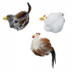 Ethical Pet Products Ethical Cat 688893 Feather Birds - Assorted