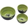 Ethical Pet Products Ethical Stoneware Dish 688841 7 in. Fresco Dog Dish - Green