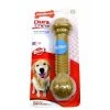 Nylabone Dura Chew Barbell Dog Chew Giant Peanut Butter NBC905P