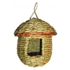 World Source Partners Woven Rope Acorn With Roof Roosting Pocket Natural BA05203