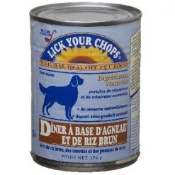 Lick Your Chops BG15141 Lick Your Chops Lamb & Rice Dog Food - 12x13.2OZ