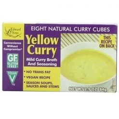 Edward & Sons Trading Co Edward & Sons BG12570 Edward & Sons Yellow Curry Boulln Cube - 12x2.9OZ