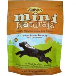 Zukes AY38031 Zukes Mini Naturals Peanut Butter Dog Treats