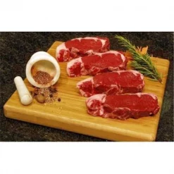 Blackwing Meats US9300-8-10 Organic Beef Ribeye Steaks