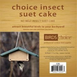 Birds Choice CIS12 Choice Insect Suet Cakes Case of 12