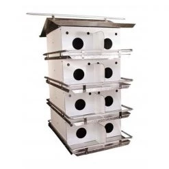 Birds Choice PMC16 Coates Original Purple Martin House; 4 Floor & 16 Room