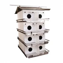Birds Choice PMC16ASSEM Coates Original Purple Martin House; 4 Floor & 16 Room Assembled