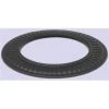 Integra Miltex Imperial Manufacturing Group BM0095 7 Inch 24-ga Snap-Lock Black Stovepipe Trim Collar Od 3 3/4 Inch Larger Than Id