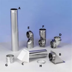 Chimney Builder'S Best Inc. 110103 4 Inch Extension Collar For Dryer Vent