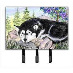 Carolines Treasures SS8062TH68 Alaskan Malamute Leash Holder Or Key Hook