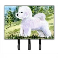 Jensendistributionservices Bichon Frise Leash Holder or Key Hook