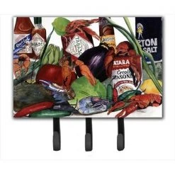 Carolines Treasures 8131TH68 Louisiana Spices Leash Holder or Key Hook