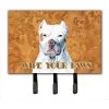 Carolines Treasures SC9130TH68 6 x 9 In. Pit Bull Wipe your Paws Leash or Key Holder