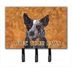 Carolines Treasures SC9141TH68 6 x 9 In. Australian Cattle Dog Wipe your Paws Leash or Key Holder