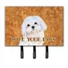 Carolines Treasures SS4897TH68 6 x 9 in. Puppy Cut Maltese Wipe Your Paws Leash or Key Holder