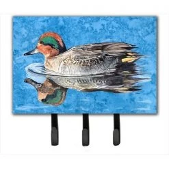 Carolines Treasures 8830TH68 6 x 9 in. Teal Duck Leash or Key Holder