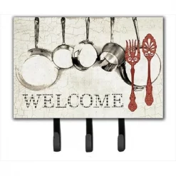 Carolines Treasures SB3087TH68 Pots And Pans Welcome Leash Or Key Holder