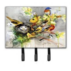 Carolines Treasures JMK1024TH68 Spring Birds Leash & Key Holder