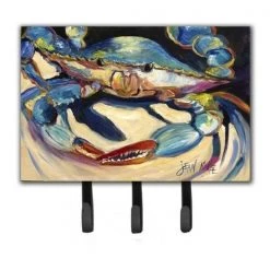 Carolines Treasures JMK1094TH68 Blue Crab Leash & Key Holder